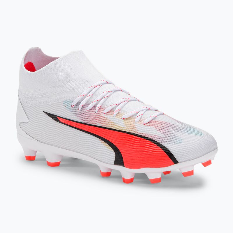 PUMA Ultra Pro FG/AG Jr ghete de fotbal pentru copii puma alb/puma negru/fire orchid