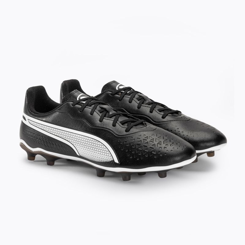 Cizme de fotbal pentru bărbați PUMA King Match FG/AG puma negru/puma alb 4