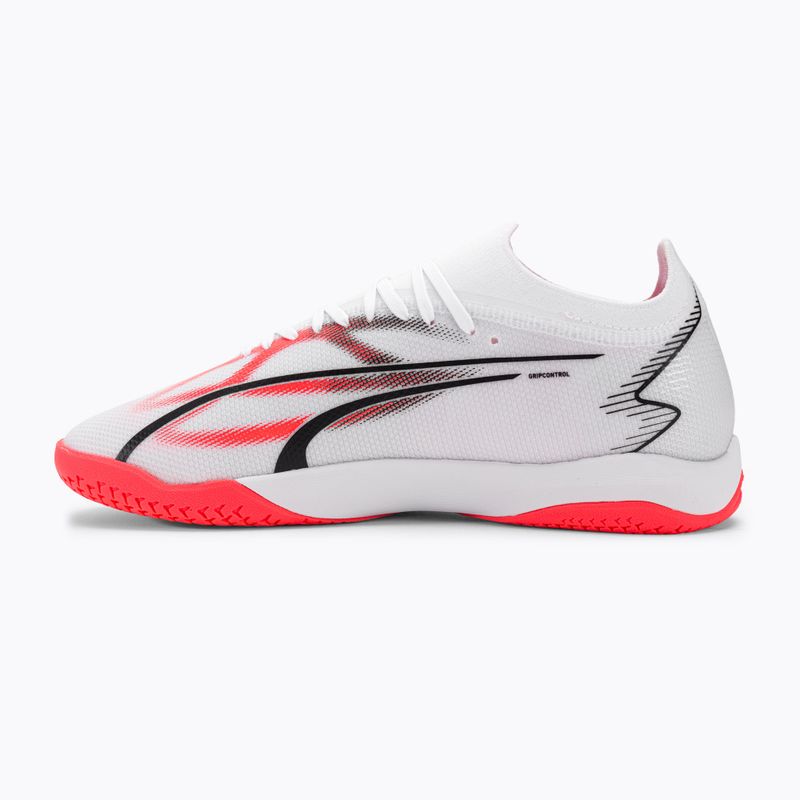 Ghete de fotbal PUMA Ultra Match IT pentru bărbați puma alb/puma negru/orhide de foc 10