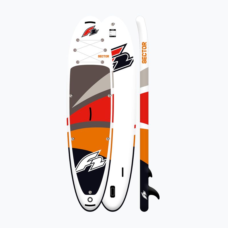Placă  SUP F2 Sector Combo 10'5'' red/orange 15