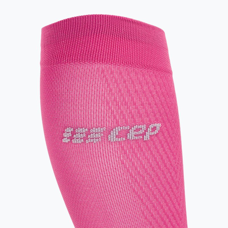 Șosete compresive de alergat pentru femei CEP Ultralight pink/dark red 3