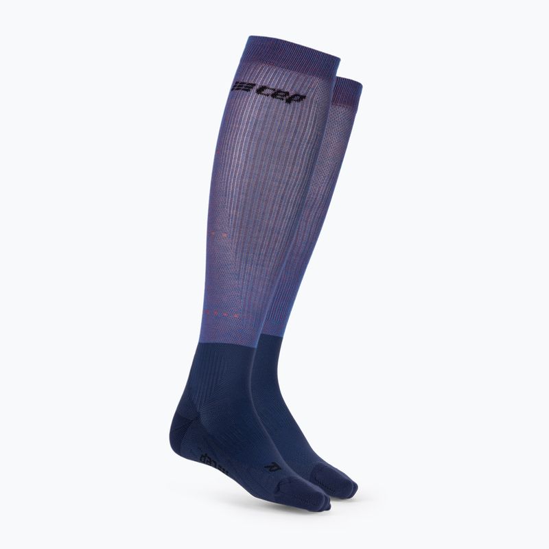 Șosete compresive pentru femei CEP Infrared Recovery blue