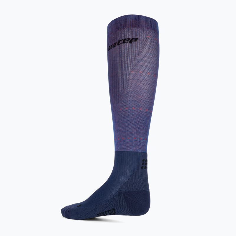 Șosete compresive pentru femei CEP Infrared Recovery blue