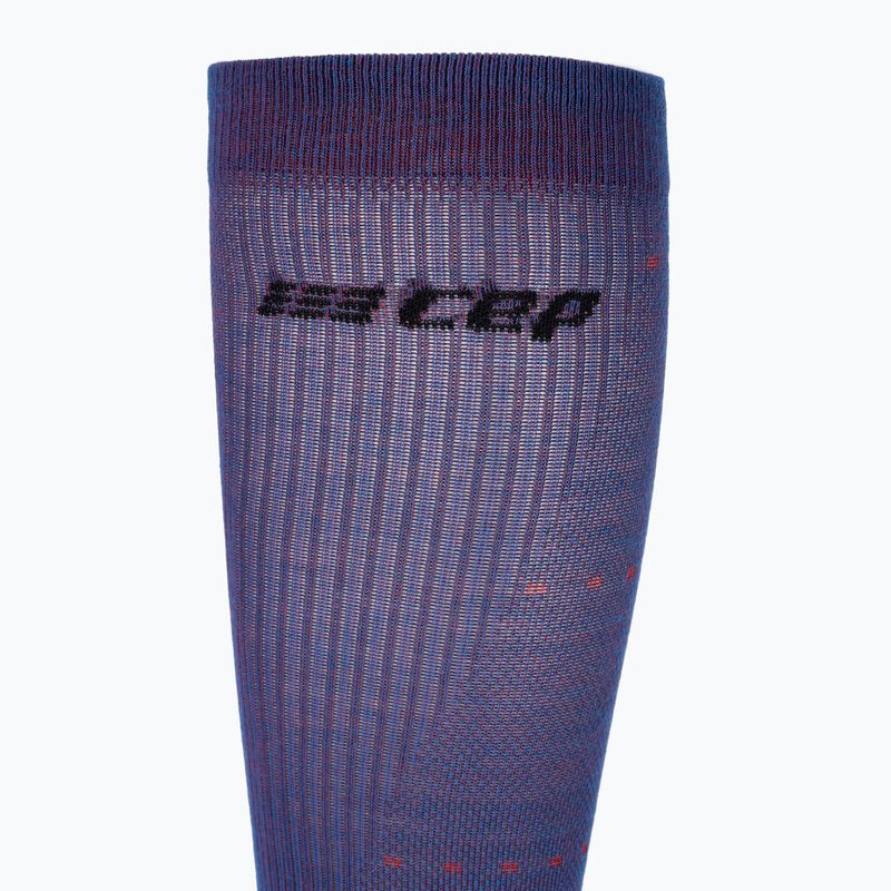Șosete compresive pentru femei CEP Infrared Recovery blue