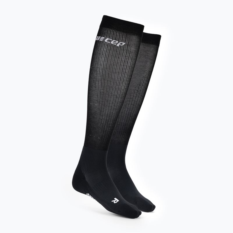 Șosete compresive pentru femei CEP Infrared Recovery black/black