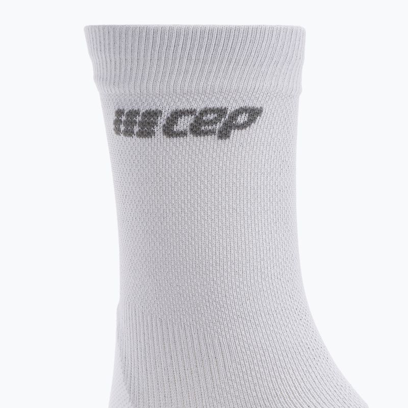Șosete compresive de alergat pentru bărbați CEP Ultralight Short carbon white 6