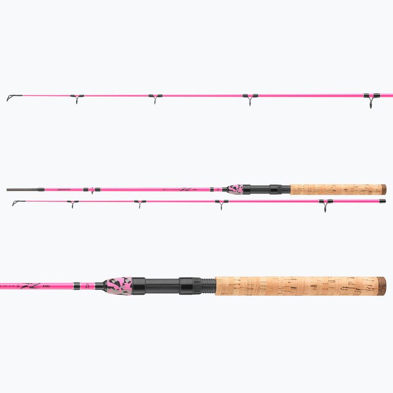 Undiță de spinning pentru copii Daiwa Ninja X Kids pink