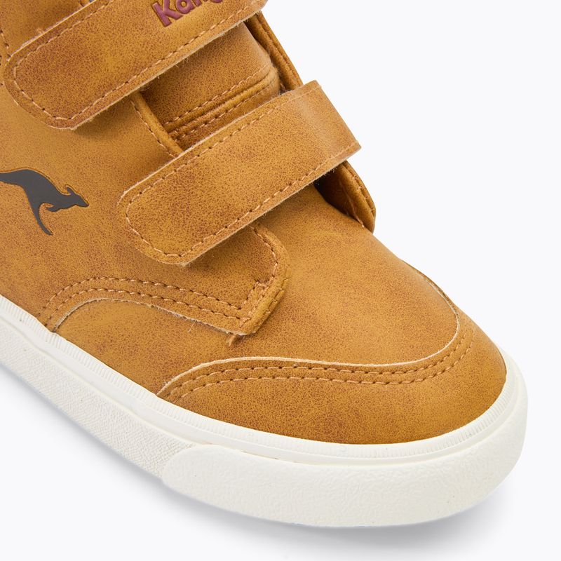 Încălțăminte pentru copii KangaROOS KaVu Primo V tan yellow / rouge 7
