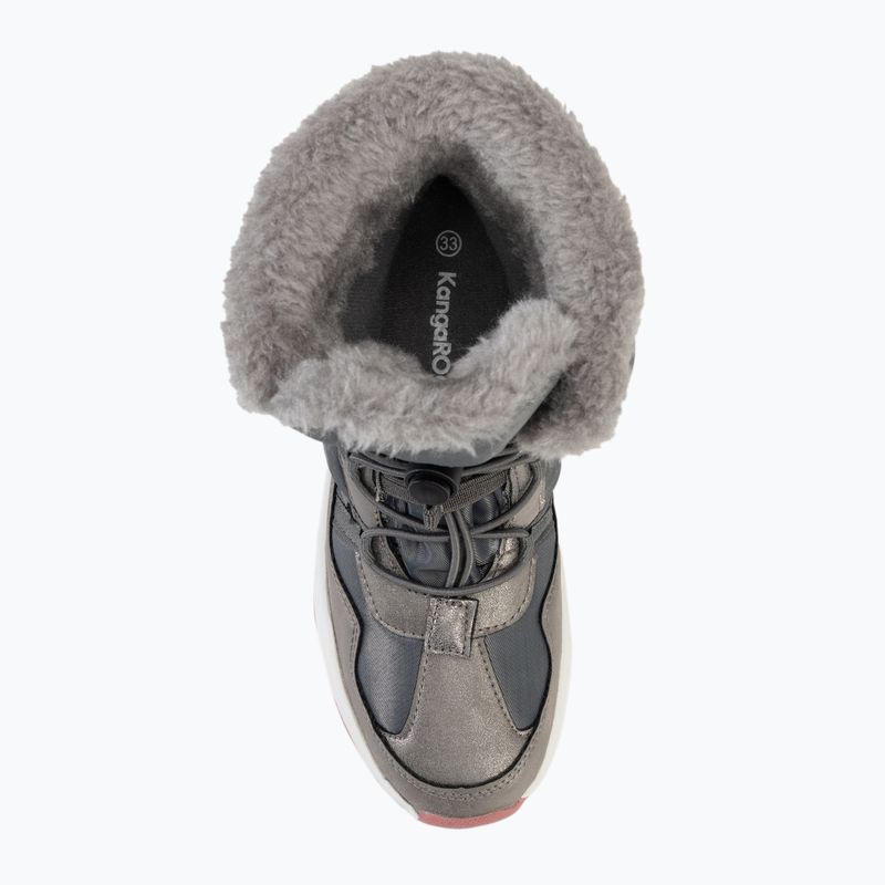 Ghete pentru juniori KangaROOS K-PE Ski RTX steel grey / dusty rose 5