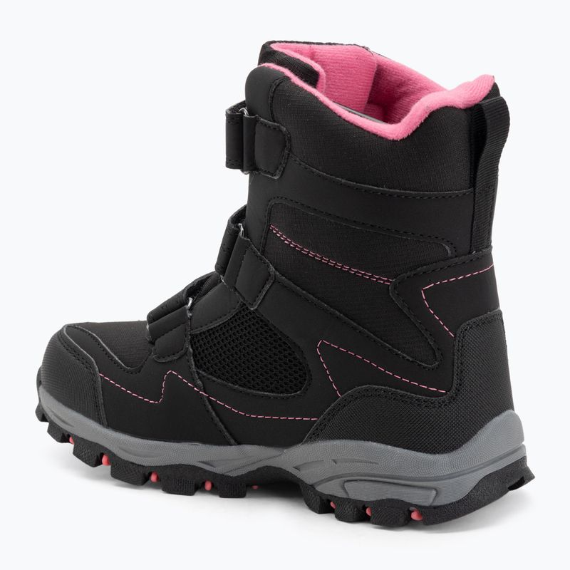 Ghete de zăpadă pentru copii KangaROOS K-Robi KTX jet black/daisy pink 3