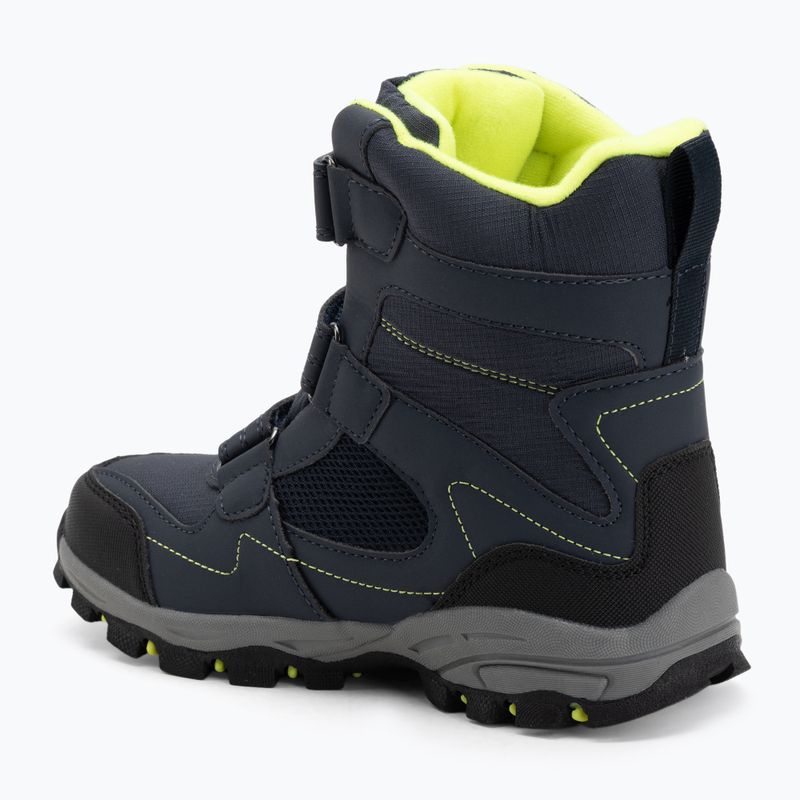 Ghete de zăpadă pentru copii KangaROOS K-Robi KTX dark navy/lime 3
