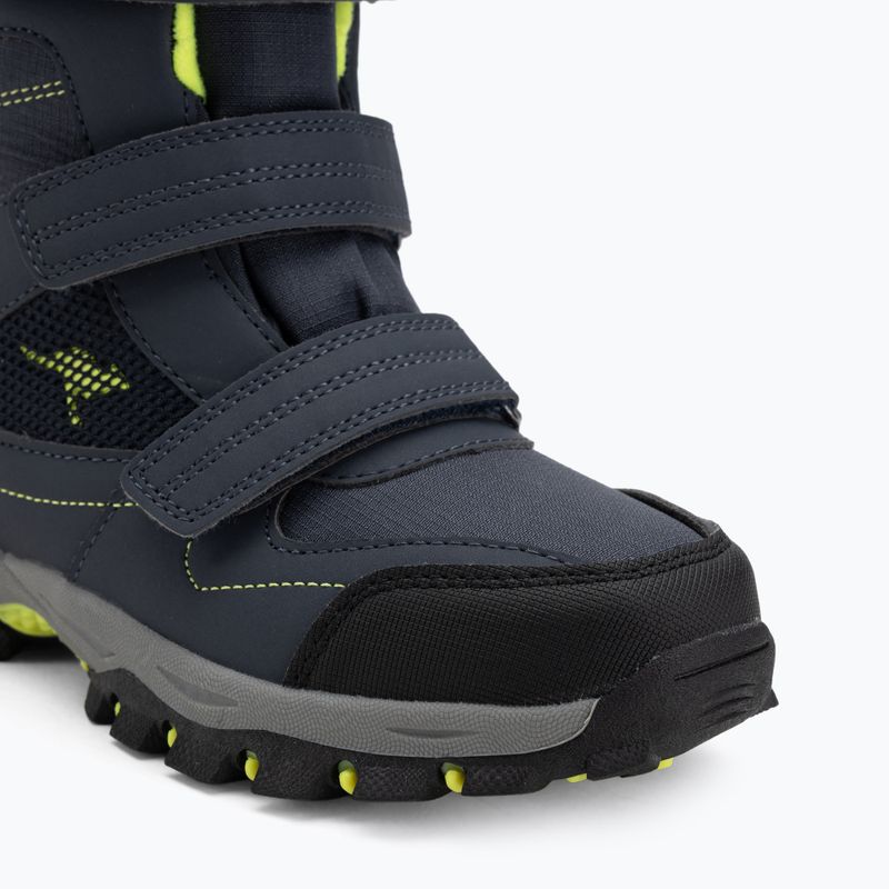 Ghete de zăpadă pentru copii KangaROOS K-Robi KTX dark navy/lime 7