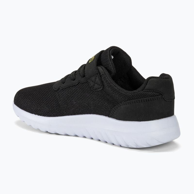 Pantofi pentru copii Kappa Tulasa negru/lime 3