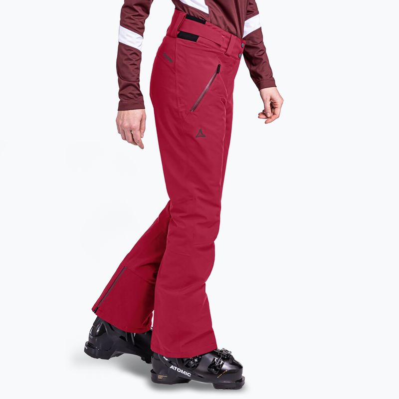 Pantaloni de schi pentru femei  Schöffel Weissach merlot 3