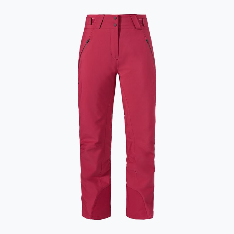 Pantaloni de schi pentru femei  Schöffel Weissach merlot 4