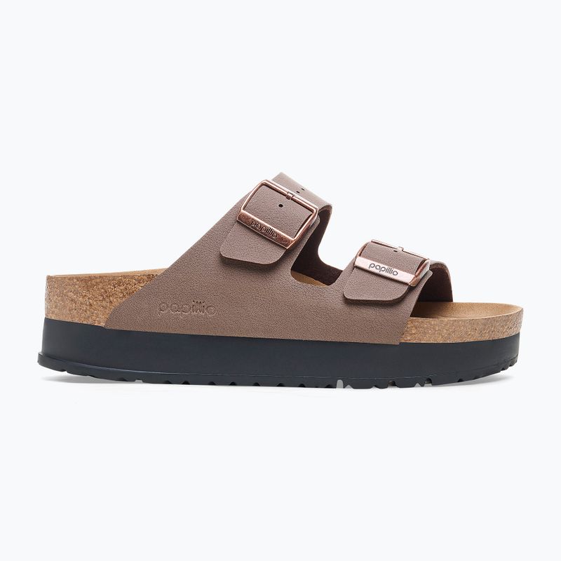 Klapki BIRKENSTOCK x Papillio Arizona Flex Platform Birko-Flor Narrow mocca 2