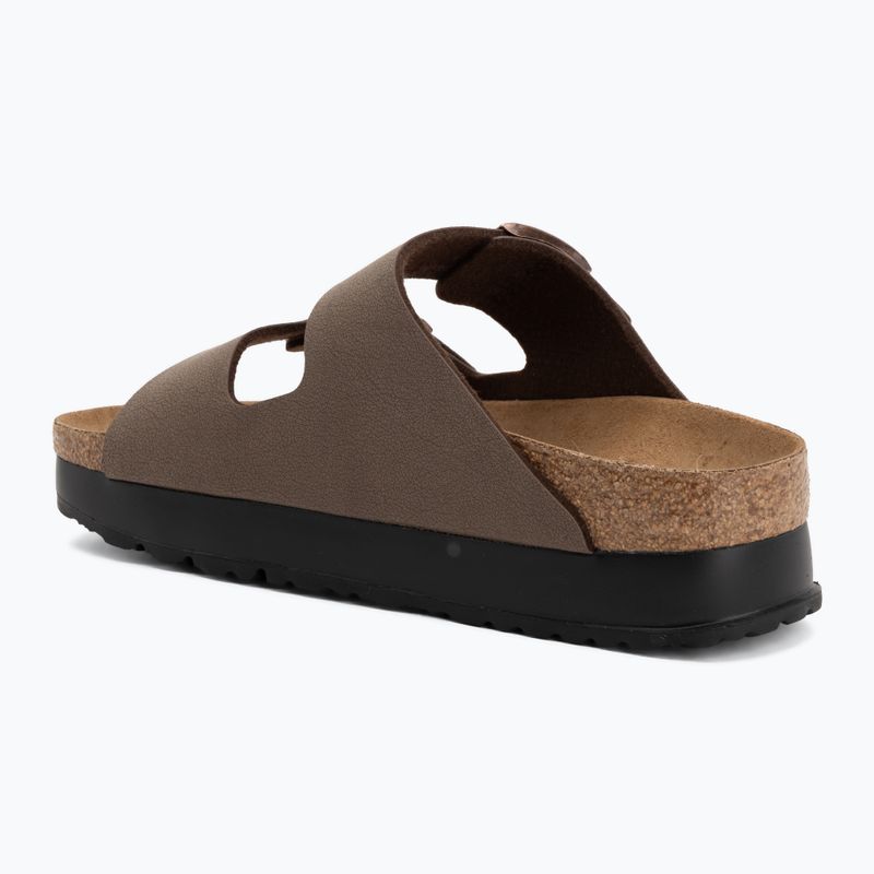 Klapki BIRKENSTOCK x Papillio Arizona Flex Platform Birko-Flor Narrow mocca 3