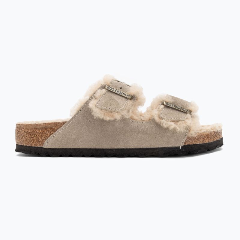 Papuci BIRKENSTOCK Arizona Shearling SL Regular taupe 2