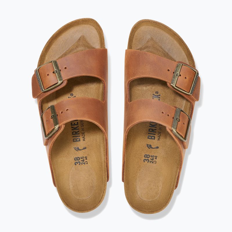 Papuci BIRKENSTOCK Arizona LEOI Narrow cognac 10