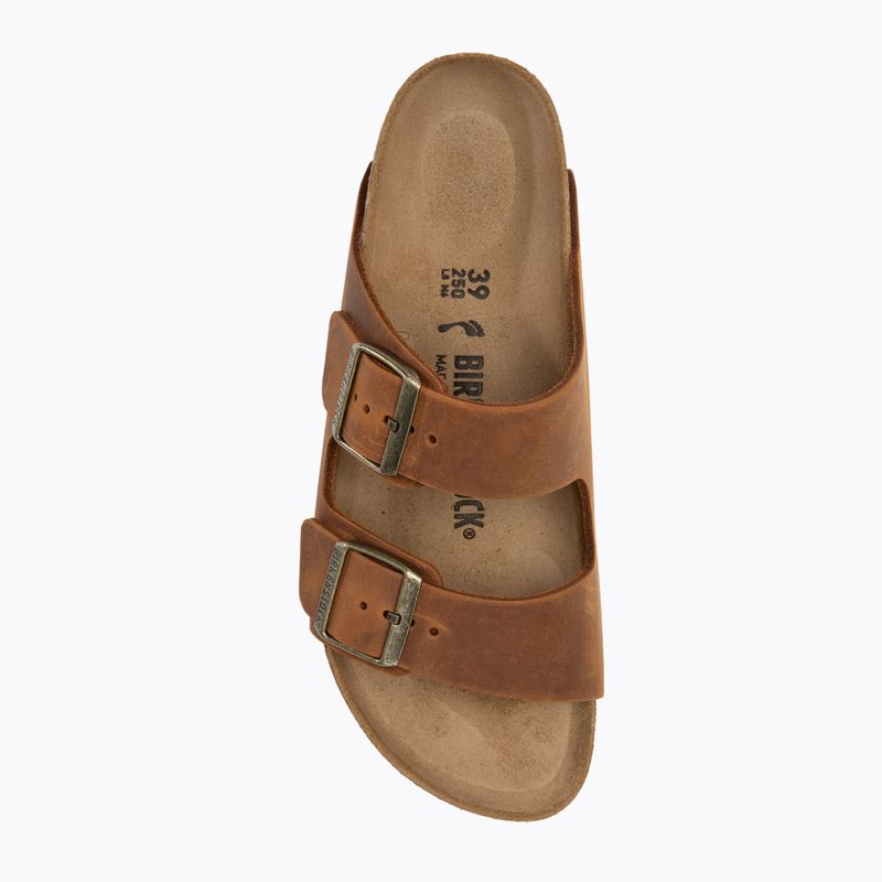 Papuci BIRKENSTOCK Arizona LEOI Narrow cognac 5