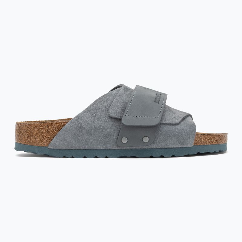 BIRKENSTOCK Kyoto LENB/LEVE Îngust flip-flops gri bazalt 2