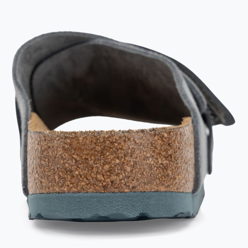 BIRKENSTOCK Kyoto LENB/LEVE Îngust flip-flops gri bazalt 6