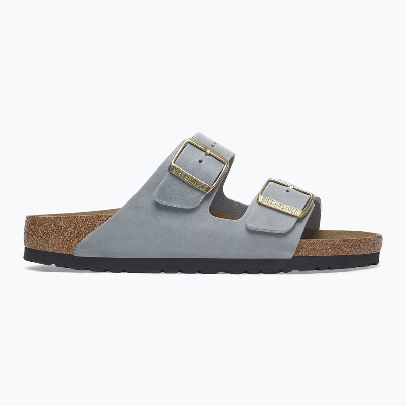 Papuci pentru femei BIRKENSTOCK Arizona LEOI Narrow basalt gray 9