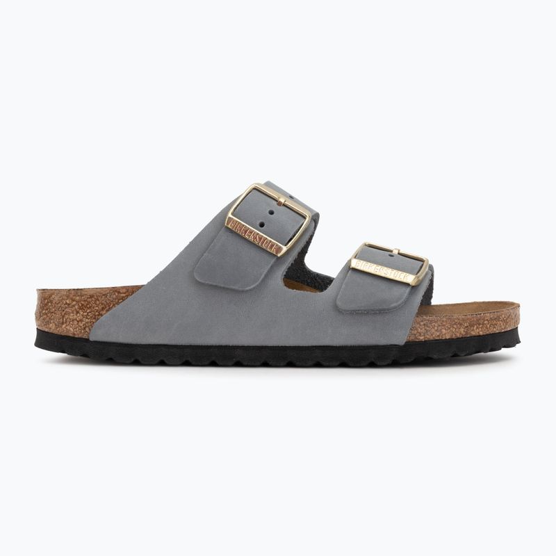 Papuci pentru femei BIRKENSTOCK Arizona LEOI Narrow basalt gray 2