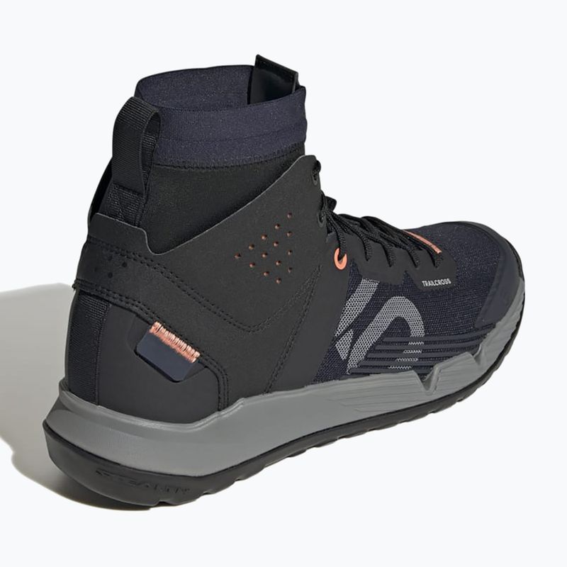 Încălțăminte de ciclism cu platformă pentru bărbați adidas FIVE TEN Trailcross Mid Pro legend ink/grey three/coral fusion 4