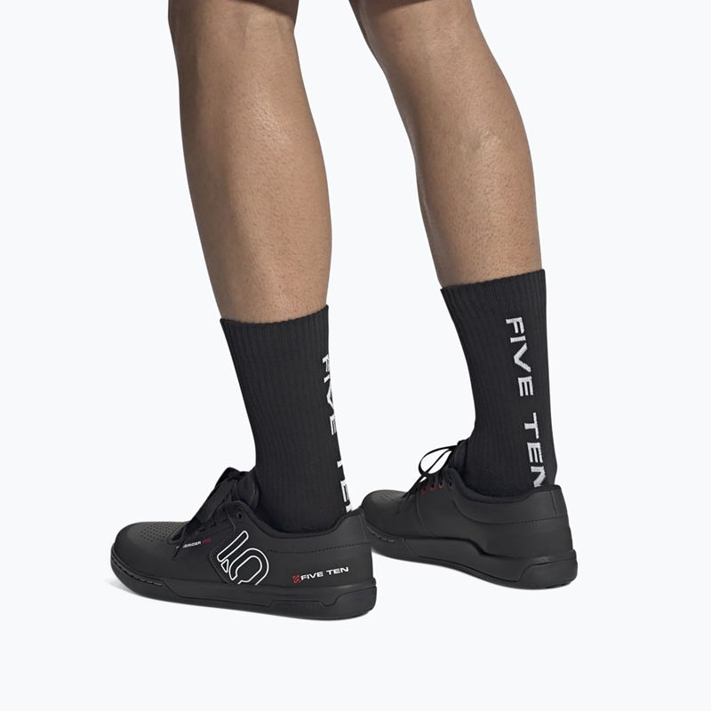 Încălțăminte de ciclism de platformă pentru bărbați adidas FIVE TEN Freerider Pro core black/cloud white/cloud white 7