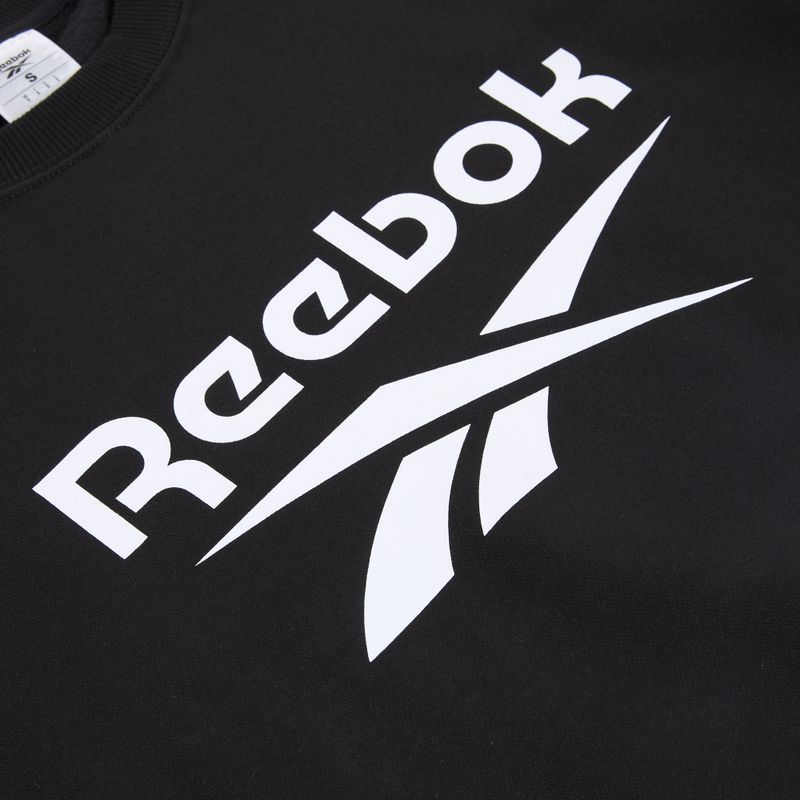 Femei Reebok Identity Big Logo Fleece Crew negru 3