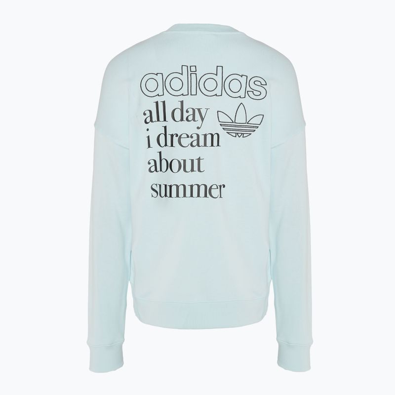 Hanorac pentru femei adidas Graphic almost blue 2