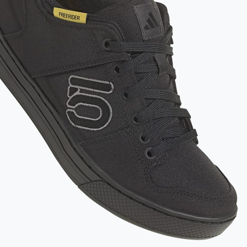 Încălțăminte de ciclism platformă pentru bărbați adidas FIVE TEN Freerider Canvas core black/dgh solid grey/grey five 12
