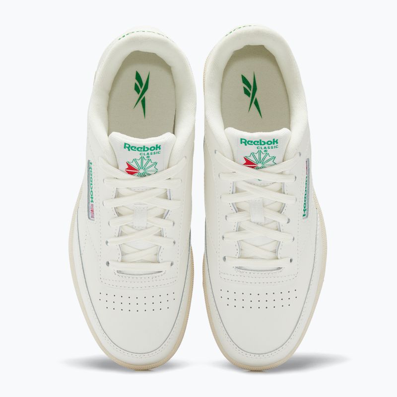 Pantofi pentru copii Reebok Club C chalk/chalk/glegrn 5