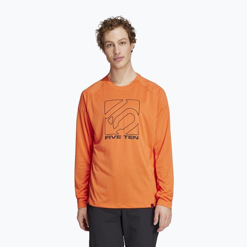 Tricou de ciclism adidas FIVE TEN Long Sleeve Jersey semi impact orange 3