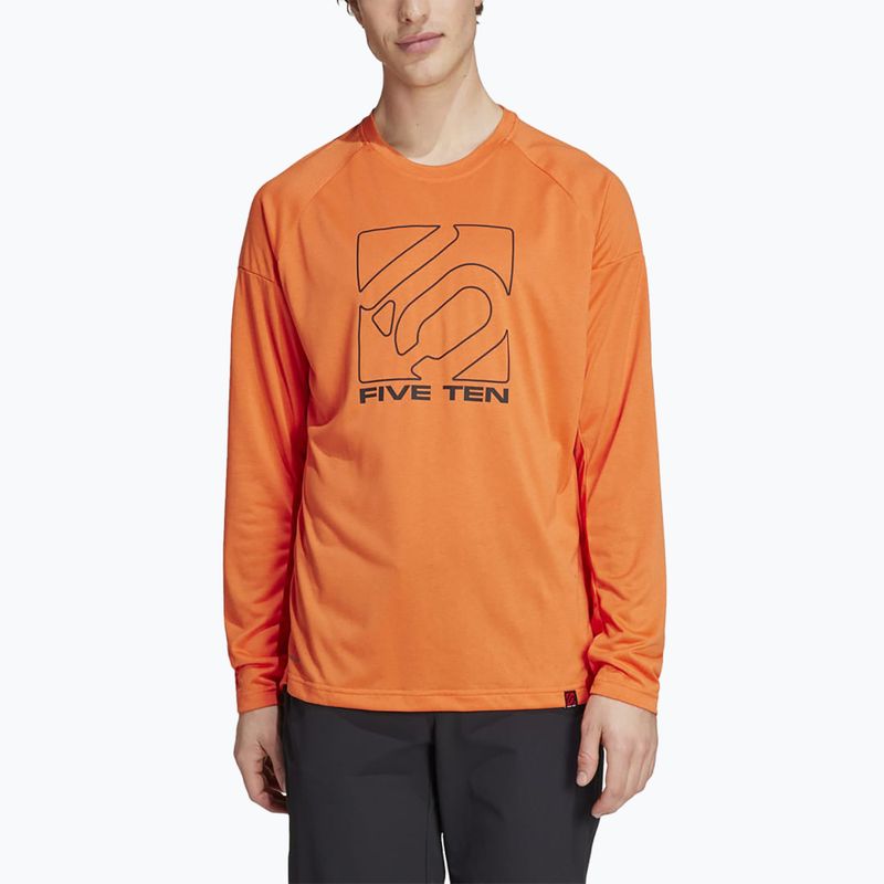 Tricou de ciclism adidas FIVE TEN Long Sleeve Jersey semi impact orange 4