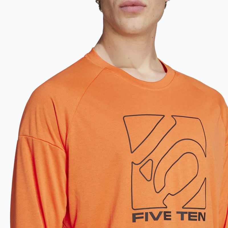 Tricou de ciclism adidas FIVE TEN Long Sleeve Jersey semi impact orange 5