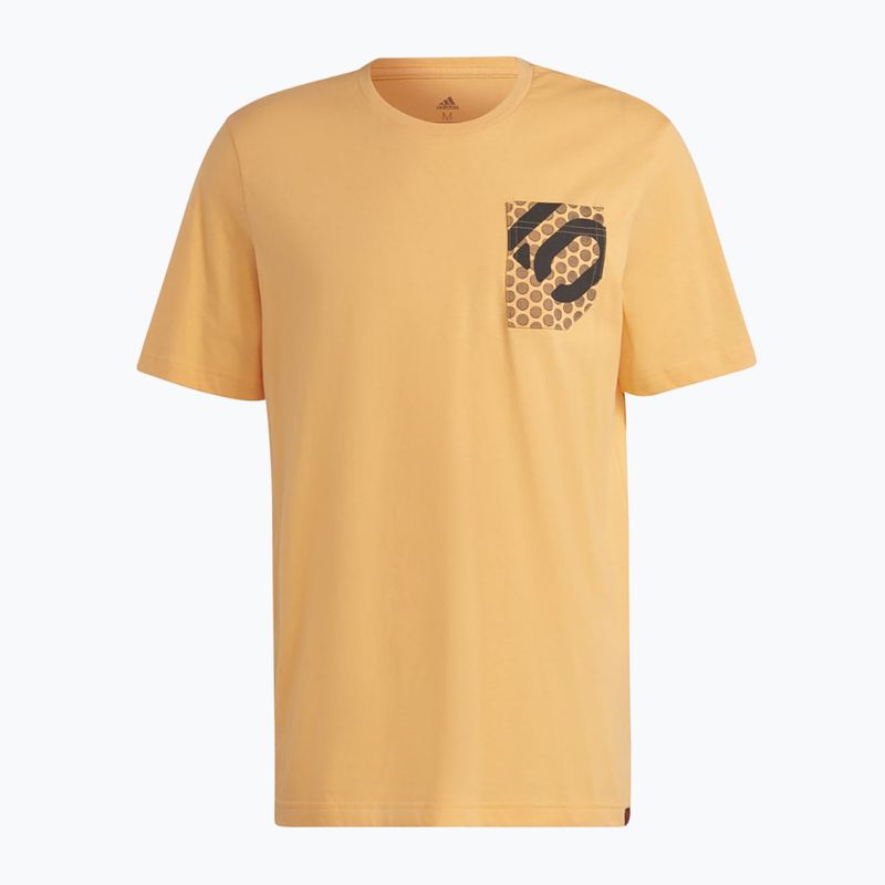 Tricou de ciclism pentru bărbați adidas FIVE TEN Brand Of The Brave Tee hazy orange 7