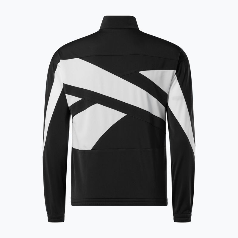 Tricou Reebok Identity Vector Knit night negru/alb pentru bărbați 2