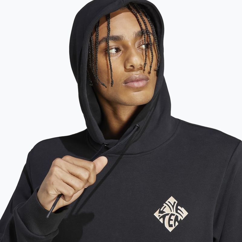 Bluză de ciclism pentru bărbați adidas FIVE TEN Graphic Hoodie black / savannah 5