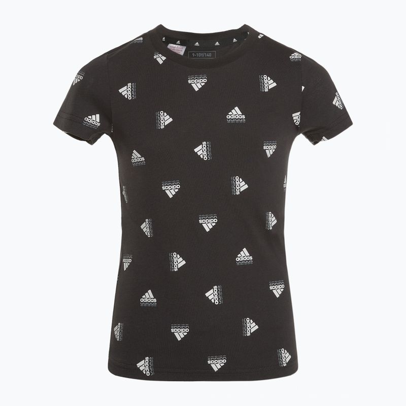 Tricou pentru copii adidas Brand Love black/white