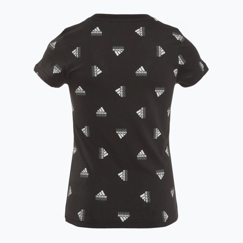 Tricou pentru copii adidas Brand Love black/white 2