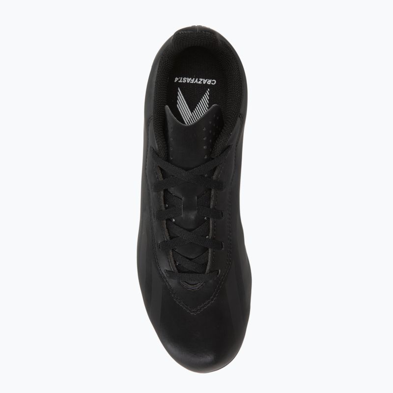 Încălțăminte de fotbal pentru copii adidas X Crazyfast 4 FxG core black 5