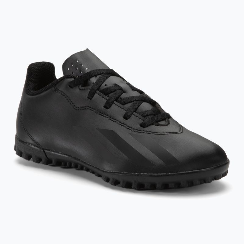 Încălțăminte de fotbal pentru copii adidas X Crazyfast 4 TF core black