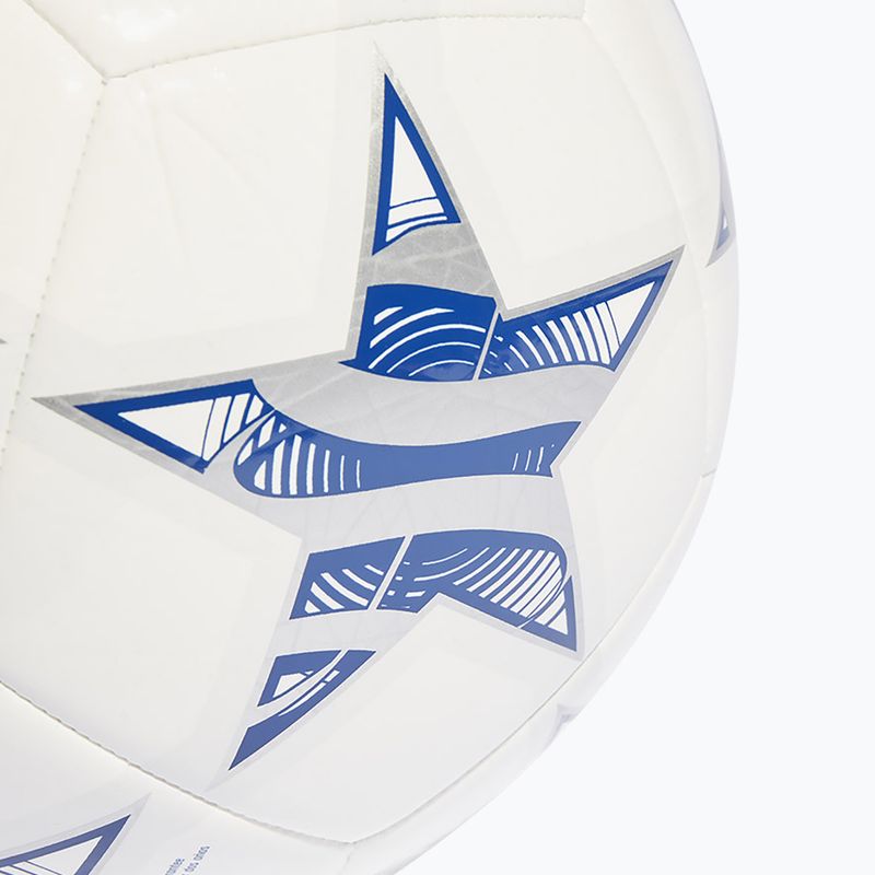 Minge de fotbal adidas UCL Club 23/24 white/iron metallic/shock purple/bright cyan rozmiar 4 3