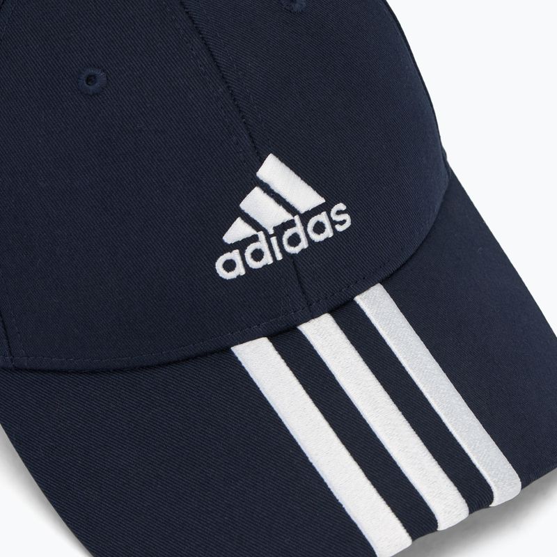 Șapcă adidas Baseball 3-Stripes Cotton Twill navy/ white 3