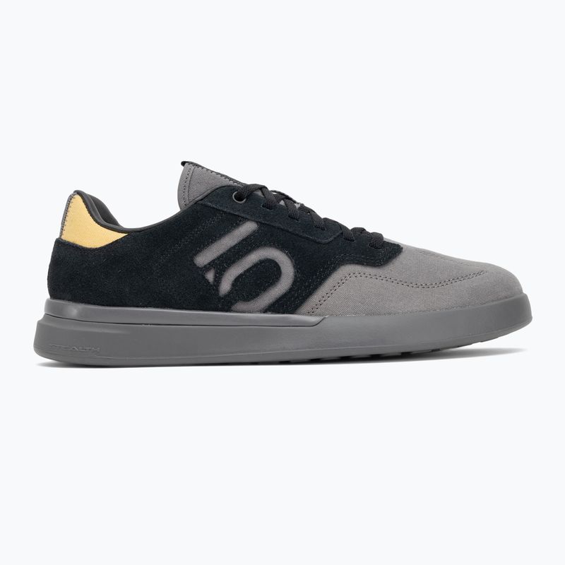 Încălțăminte de ciclism platformă pentru bărbați adidas FIVE TEN Sleuth core black/charcoal/oat 2