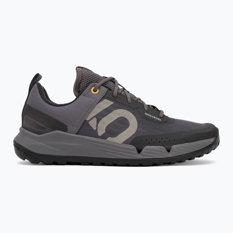 Încălțăminte de ciclism de platformă pentru bărbați adidas FIVE TEN Trailcross LT charcoal/putty grey/oat 2