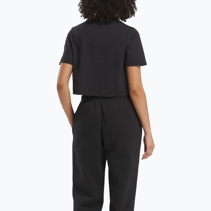 Tricou pentru femei  Reebok Identity Big Logo Crop Tee black 3