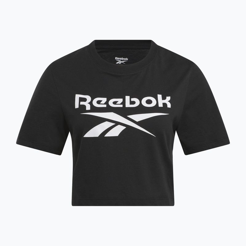 Tricou pentru femei  Reebok Identity Big Logo Crop Tee black 4
